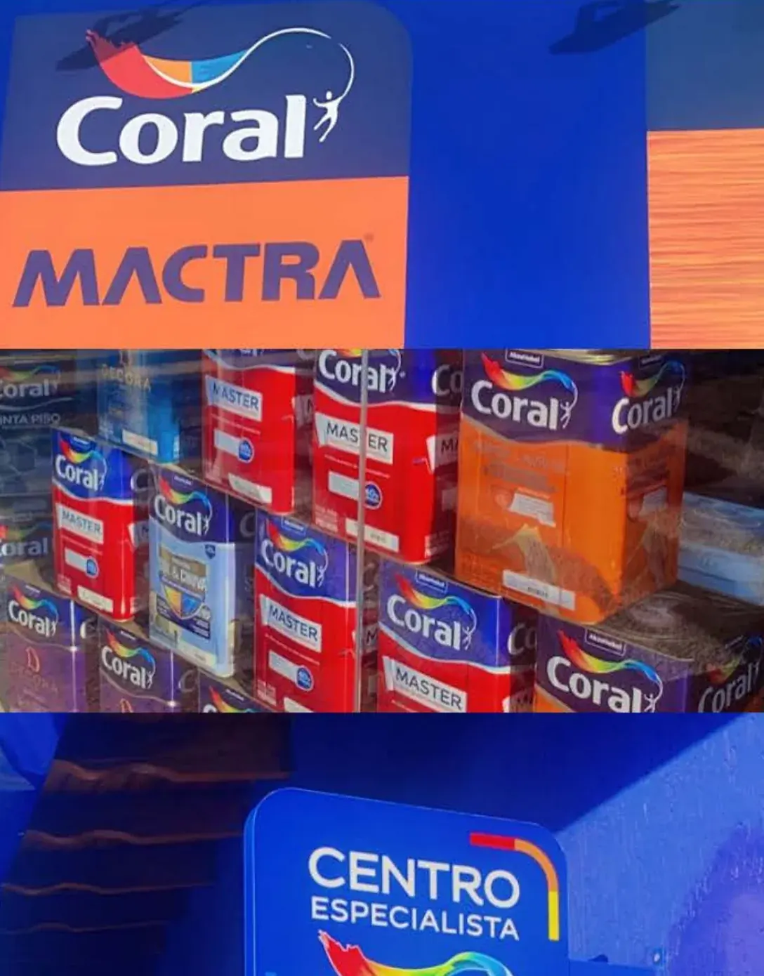 Registro da ação em Amais Cores