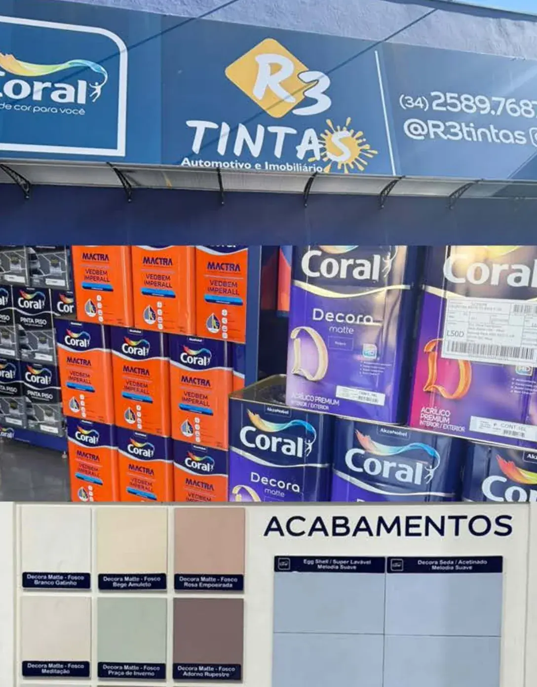 Registro da ação em R3 Comércio de Tintas