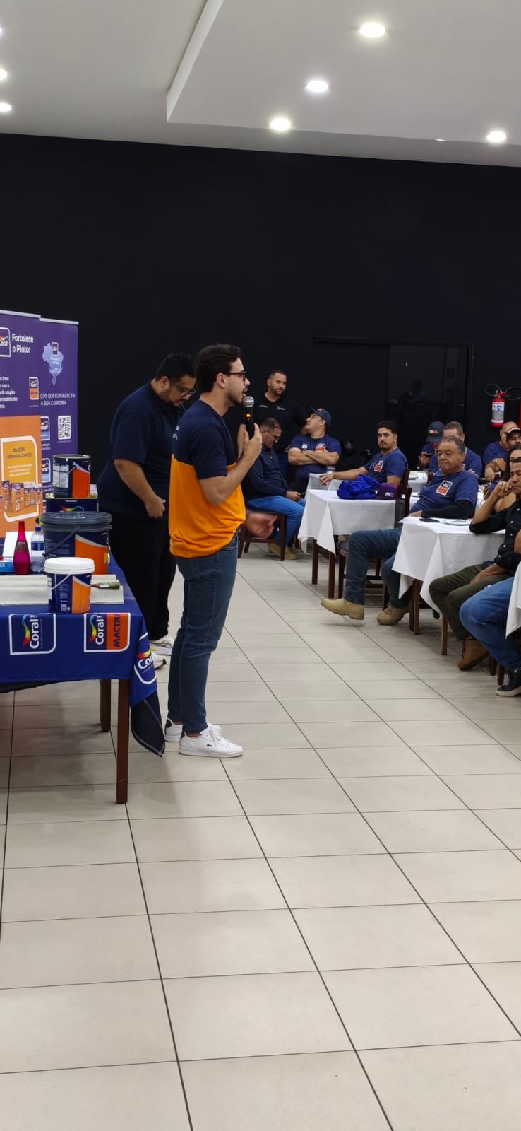 Apresentação técnica no encontro Coral Mactra.